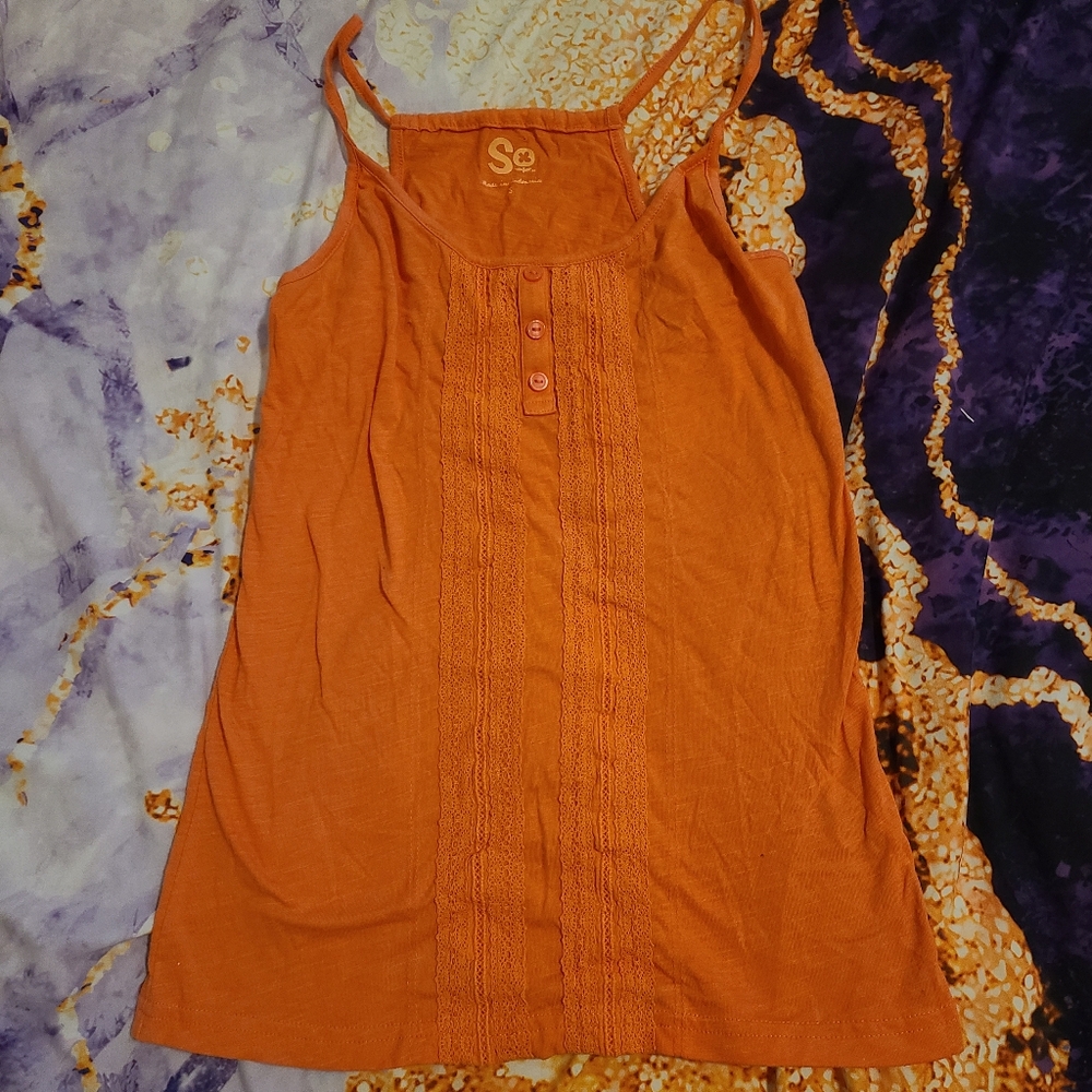 Orange tank top